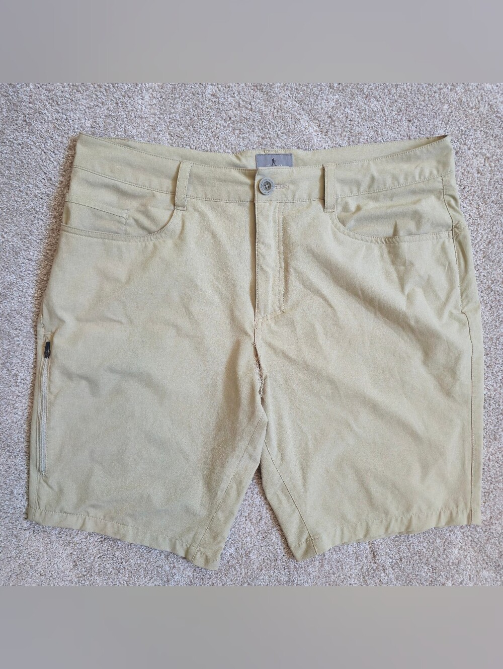 NeedsRepairROYAL ROBBINS Men's Beige Nylon Hike Trail Camp Casual Shorts Size 36